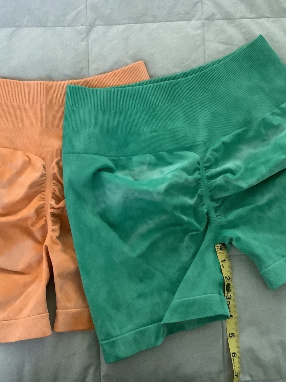 Lot of 2 pairs Yeoreo high waist scrunch shorts